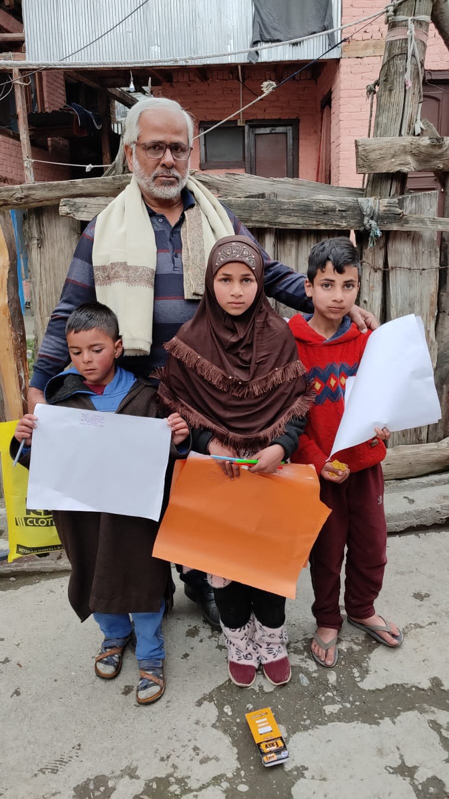 Educational support in Kashmir