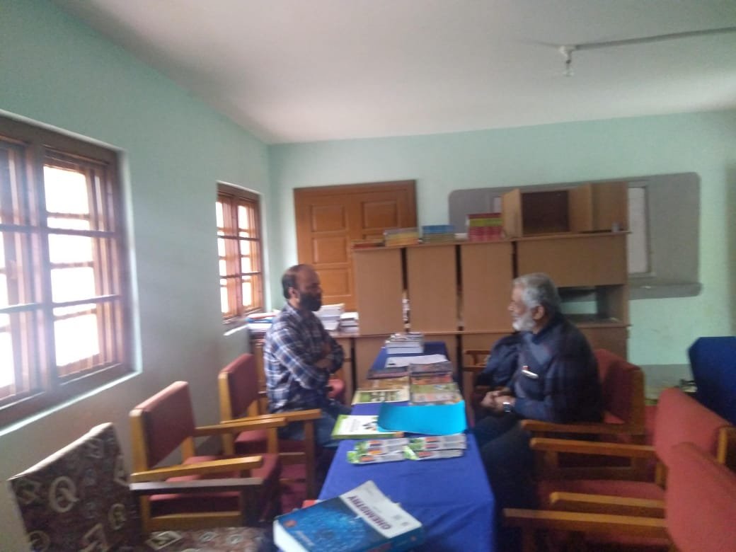 Our Secretary with the Head Master of a School in Kashmir